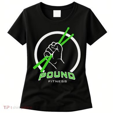Pound Fitness With Drumsticks Graphic Women's T-Shirt