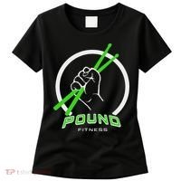 Pound Fitness With Drumsticks Graphic Women's T-Shirt thumb 0