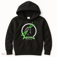 Pound Fitness With Drumsticks Graphic Kids Hoodie thumb 0