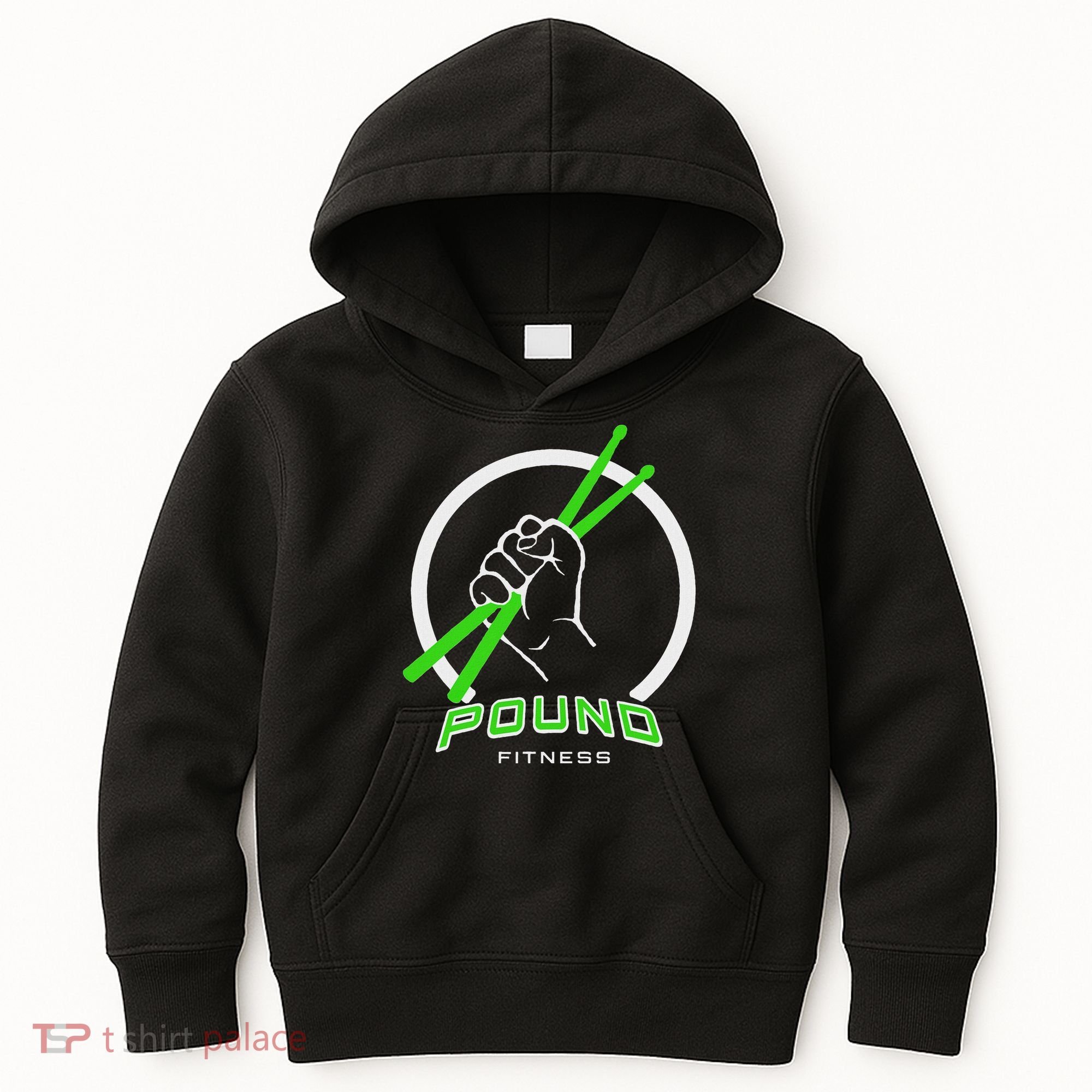 Pound Fitness With Drumsticks Graphic Kids Hoodie