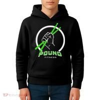 Pound Fitness With Drumsticks Graphic Kids Hoodie thumb 4