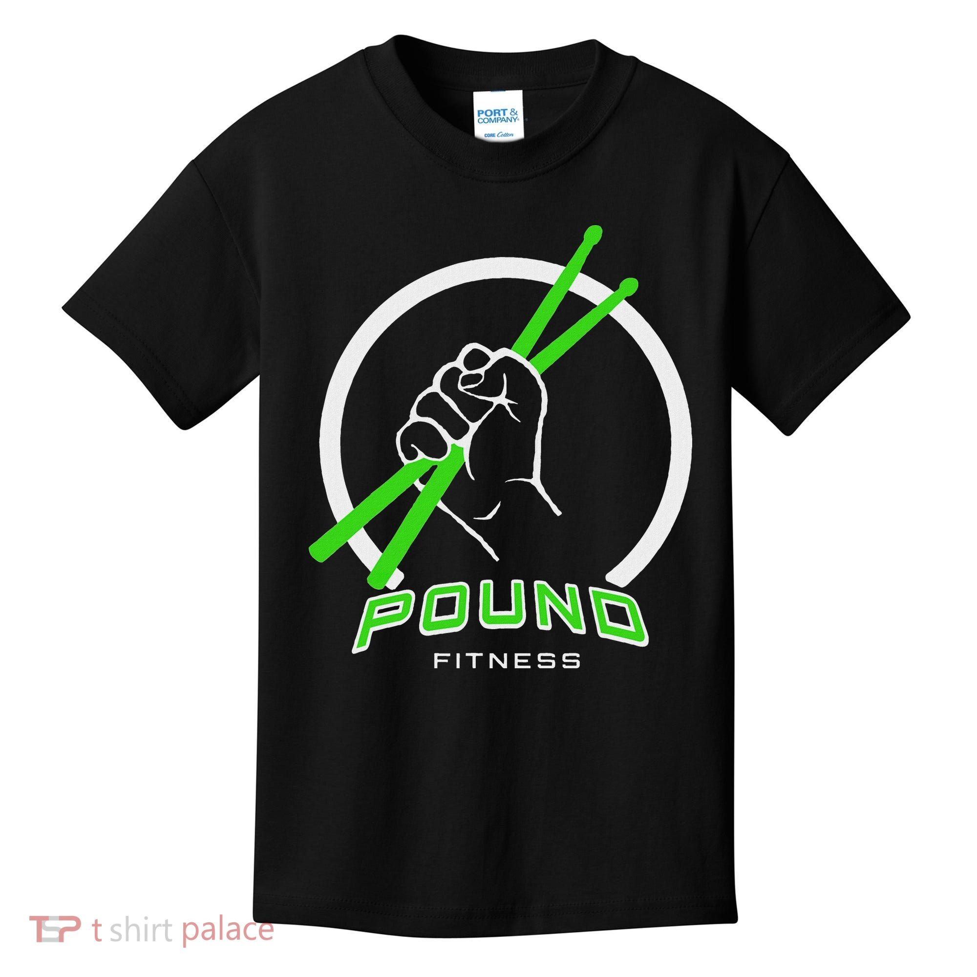 Pound Fitness With Drumsticks Graphic Kids T-Shirt