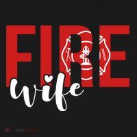 Proud Fire Wife Of Firefighter Wife Fire Wife Cool Gift Women's Hoodie thumb 2