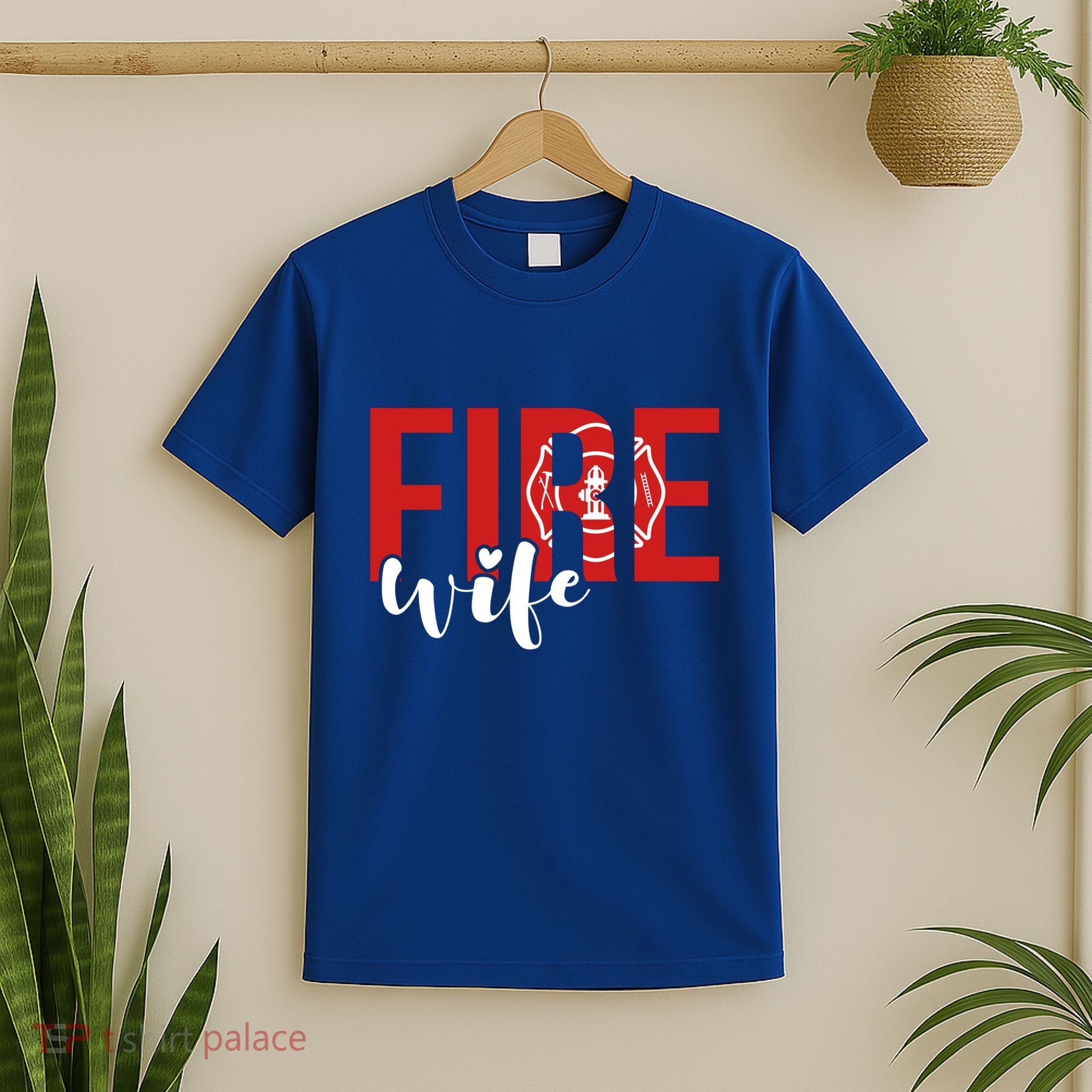 Proud Fire Wife Of Firefighter Wife Fire Wife Cool Gift T-Shirt