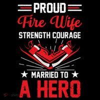 Proud Fire Wife Married To A Hero Firefighter Fire Chief Gift Coffee Mug thumb 5