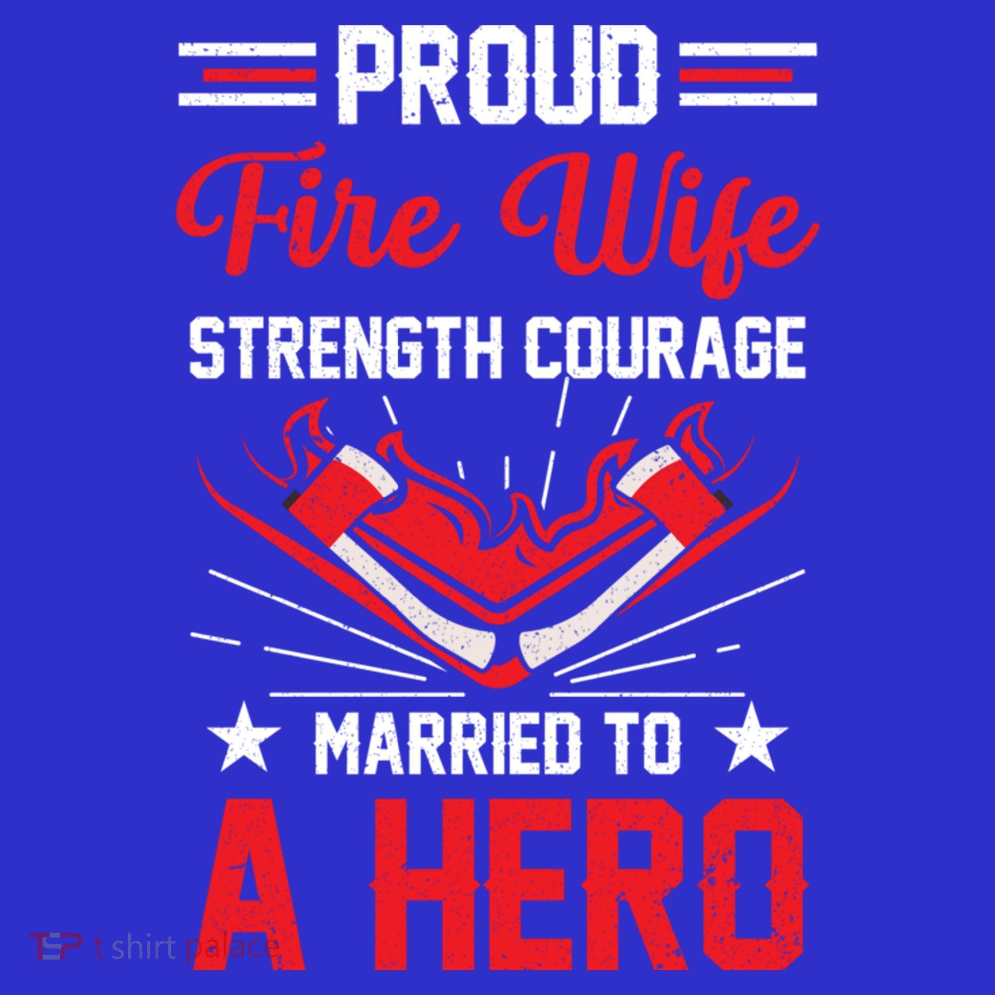 Proud Fire Wife Married To A Hero Firefighter Fire Chief Gift Women's Tank Top