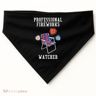 Professional Fireworks Watcher USA-Made Doggie Bandana
