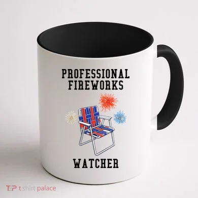 Professional Fireworks Watcher Coffee Mug back
