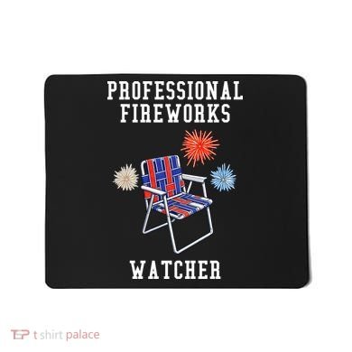 Professional Fireworks Watcher Mousepad