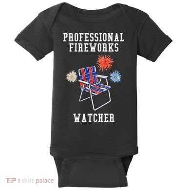 Professional Fireworks Watcher Baby Bodysuit