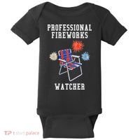 Professional Fireworks Watcher Baby Bodysuit thumb 0