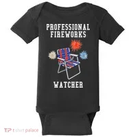 Professional Fireworks Watcher Baby Bodysuit thumb 0