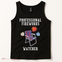 Professional Fireworks Watcher Tank Top thumb 2