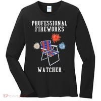Professional Fireworks Watcher Women's Long Sleeve Shirt thumb 0