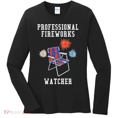 Professional Fireworks Watcher Women's Long Sleeve Shirt