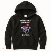 Professional Fireworks Watcher Kids Hoodie thumb 0