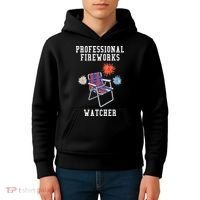 Professional Fireworks Watcher Kids Hoodie thumb 4