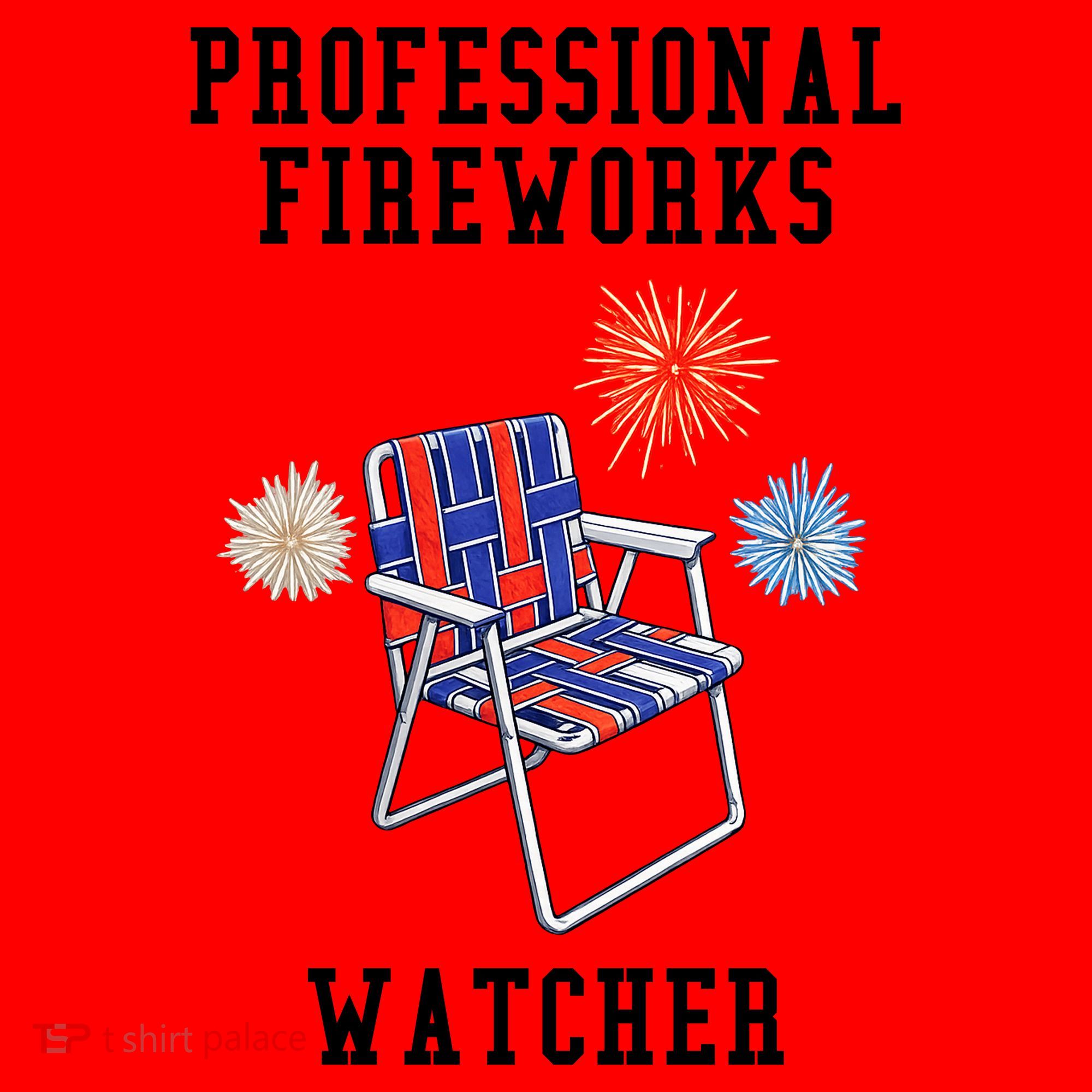 Professional Fireworks Watcher Santa Hat