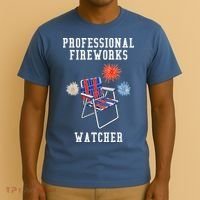 Professional Fireworks Watcher T-Shirt thumb 3