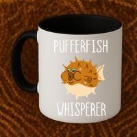 Puffer Fish Whisperer Buffer Fish Whisperer Ocean Fugo Fish Coffee Mug thumb 2