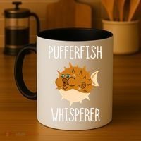 Puffer Fish Whisperer Buffer Fish Whisperer Ocean Fugo Fish Coffee Mug thumb 4