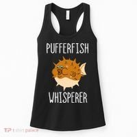 Puffer Fish Whisperer Buffer Fish Whisperer Ocean Fugo Fish Women's Tank Top thumb 0