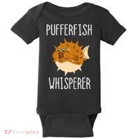 Puffer Fish Whisperer Buffer Fish Whisperer Ocean Fugo Fish Baby Bodysuit thumb 0