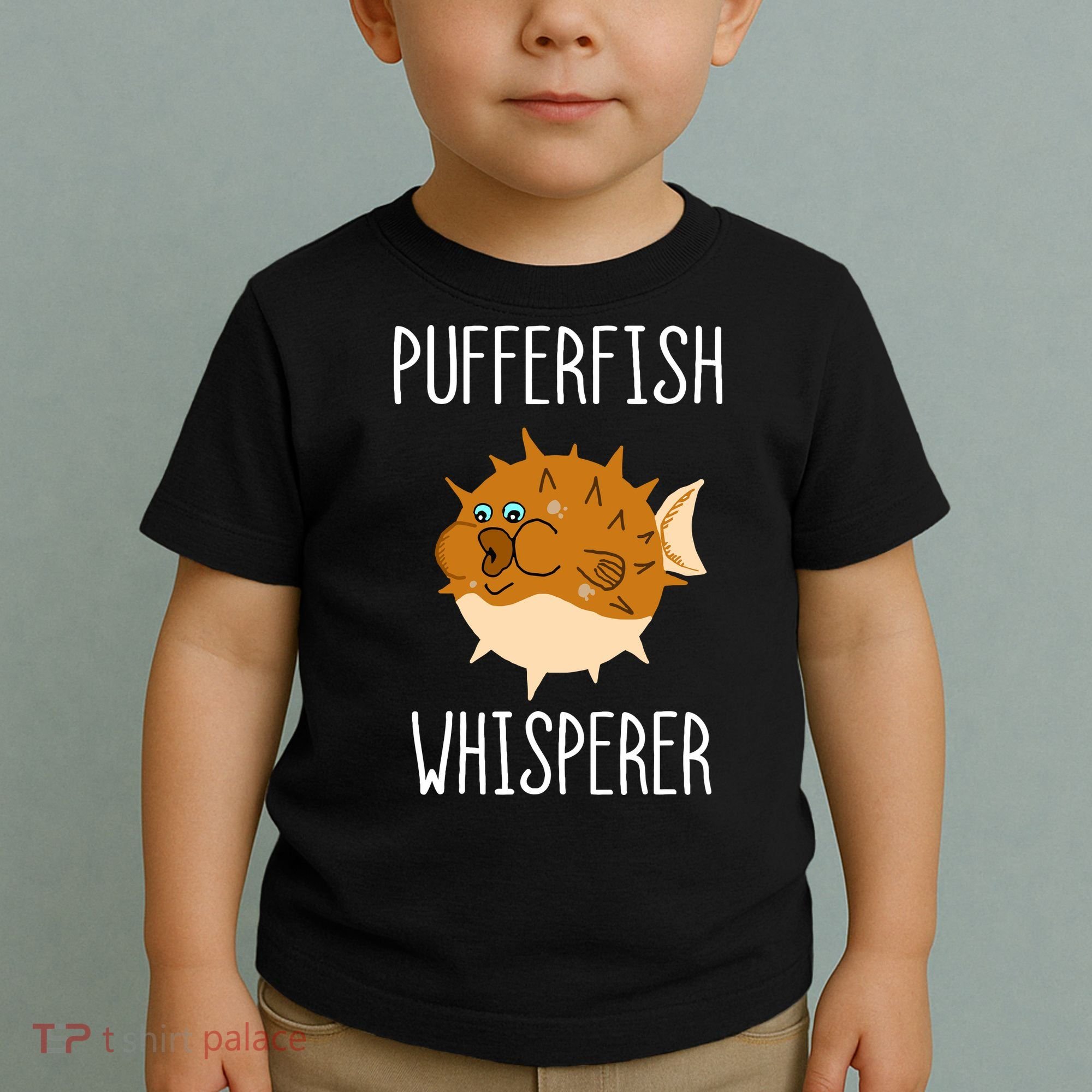 Puffer Fish Whisperer Buffer Fish Whisperer Ocean Fugo Fish Toddler T-Shirt