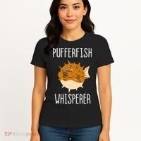 Puffer Fish Whisperer Buffer Fish Whisperer Ocean Fugo Fish Women's T-Shirt thumb 4