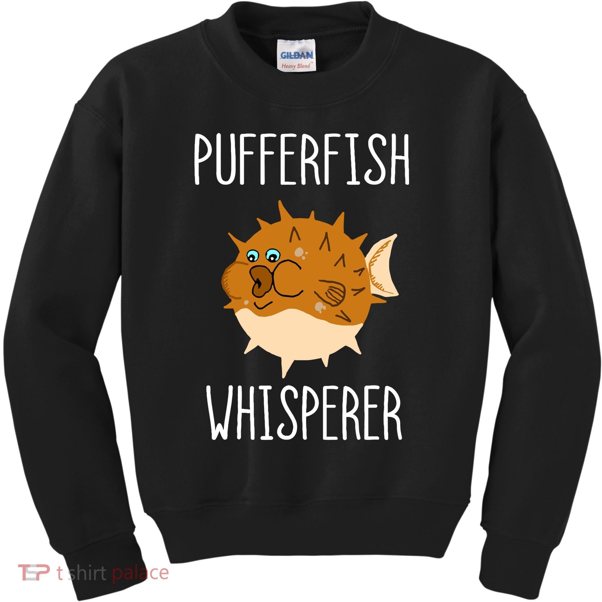 Puffer Fish Whisperer Buffer Fish Whisperer Ocean Fugo Fish Kids Sweatshirt