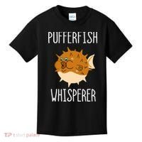Puffer Fish Whisperer Buffer Fish Whisperer Ocean Fugo Fish Kids T-Shirt thumb 0