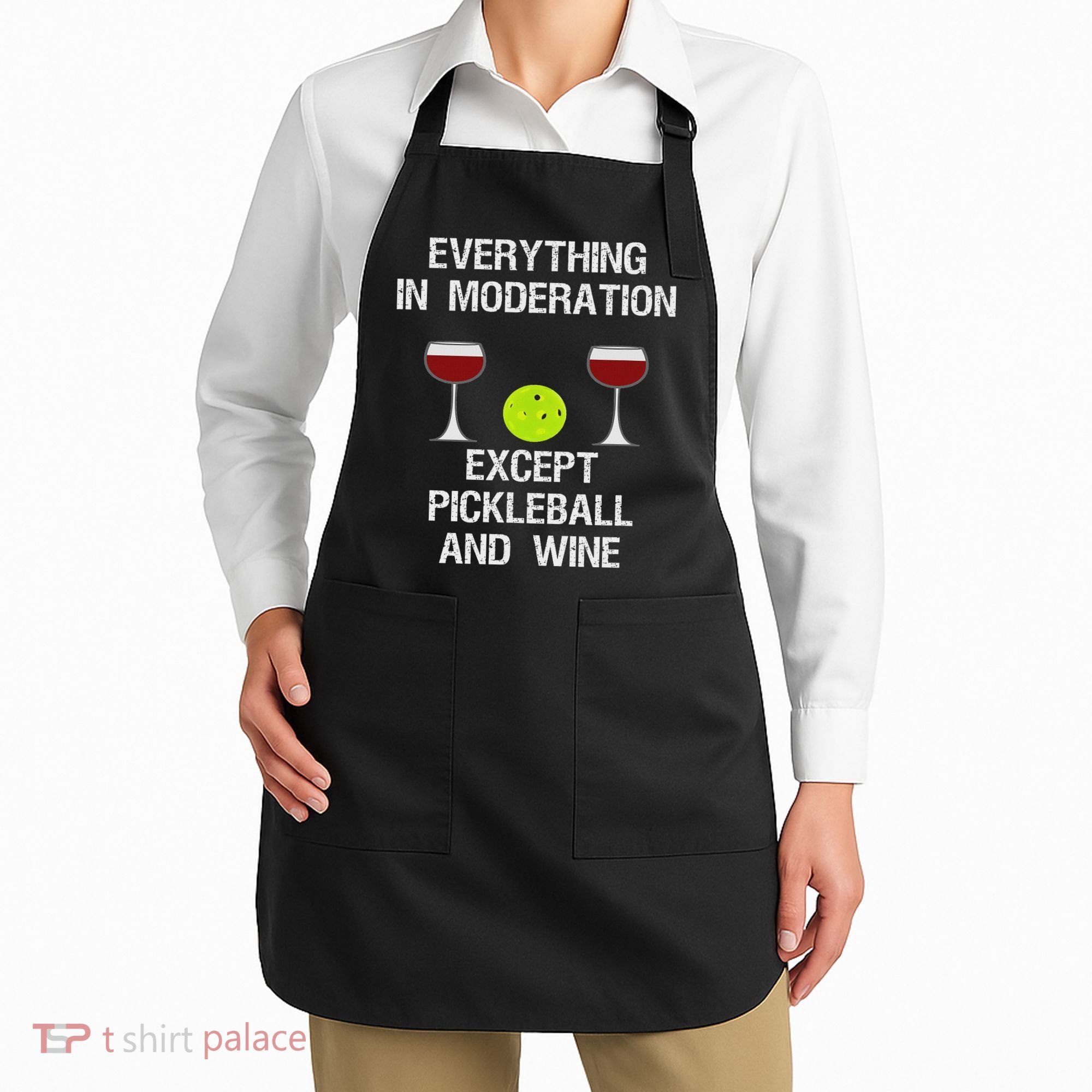Pickleball Funny Wine Apron