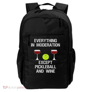 Pickleball Funny Wine Backpack