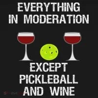 Pickleball Funny Wine Bucket Hat thumb 4
