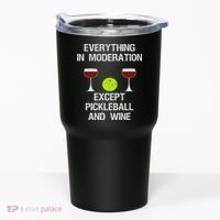 Pickleball Funny Wine Tumbler thumb 0