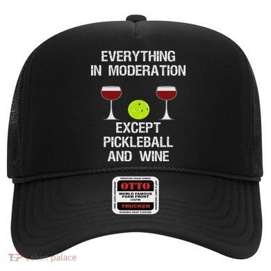 Pickleball Funny Wine Hat