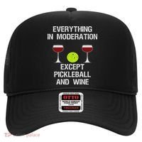 Pickleball Funny Wine Hat thumb 0