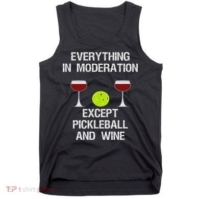 Pickleball Funny Wine Tank Top
