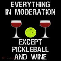Pickleball Funny Wine Women's Long Sleeve Shirt thumb 2