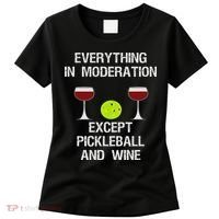 Pickleball Funny Wine Women's T-Shirt thumb 0