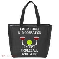 Pickleball Funny Wine Tote Bag thumb 0