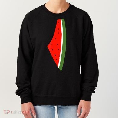 Palestine Freedom Watermelon Women's Sweatshirt