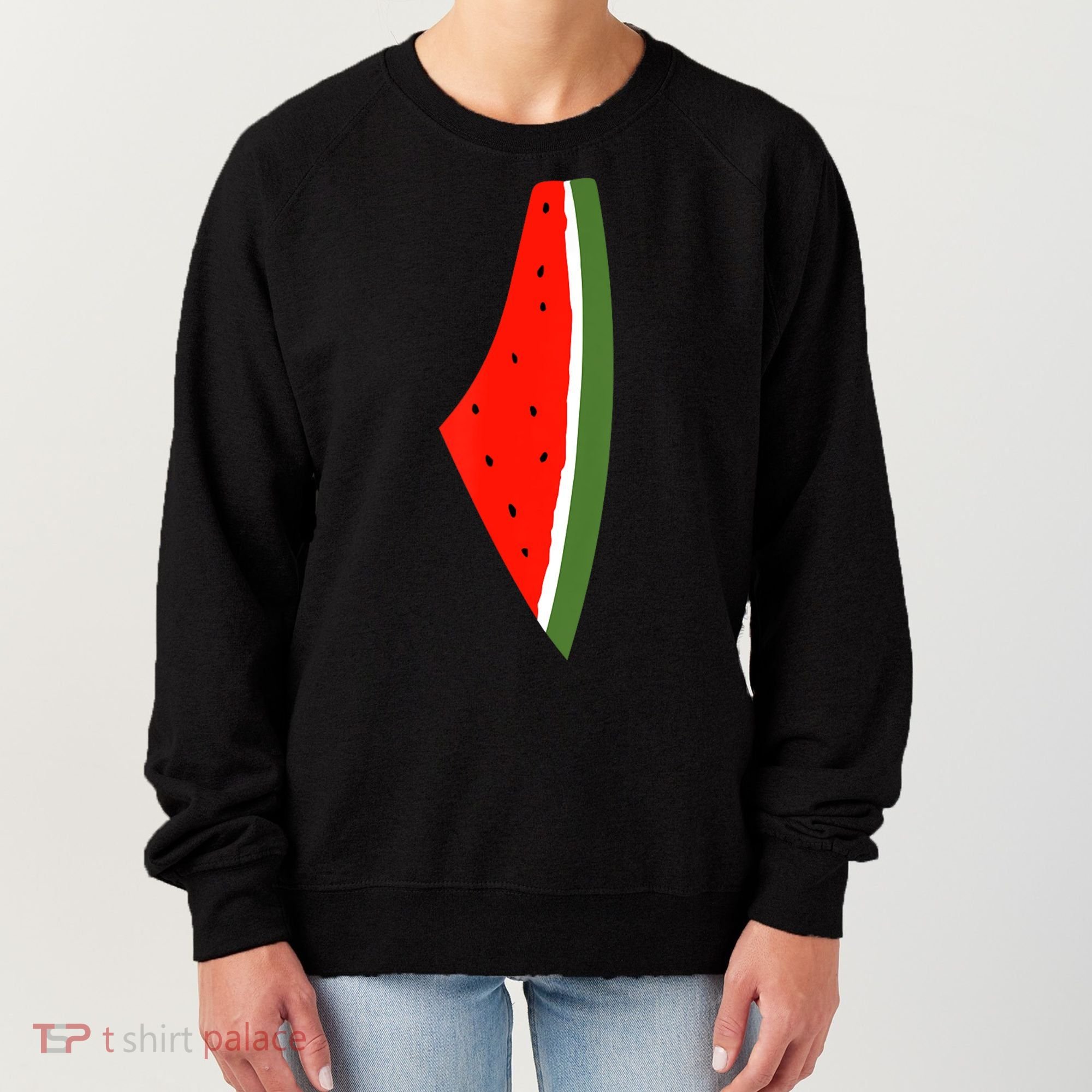 Palestine Freedom Watermelon Women's Sweatshirt