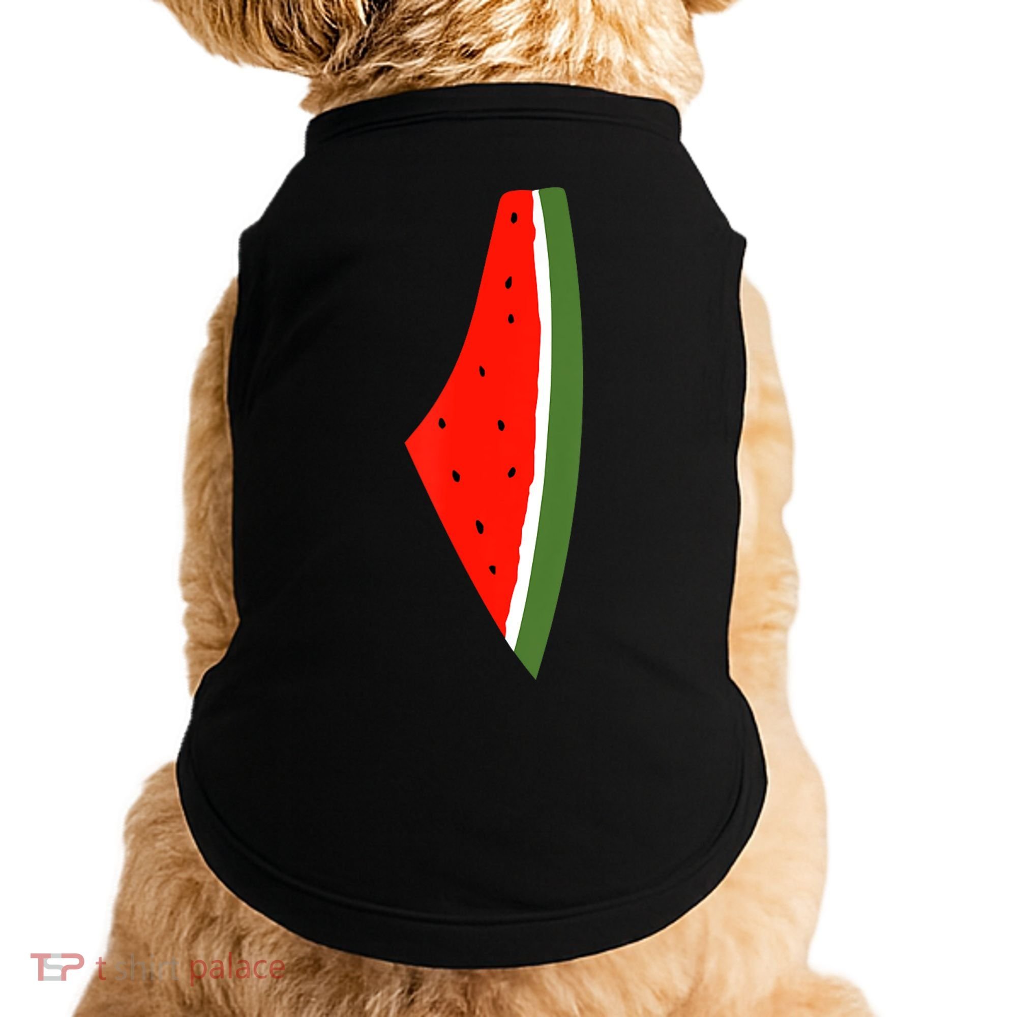 Palestine Freedom Watermelon Doggie Tank