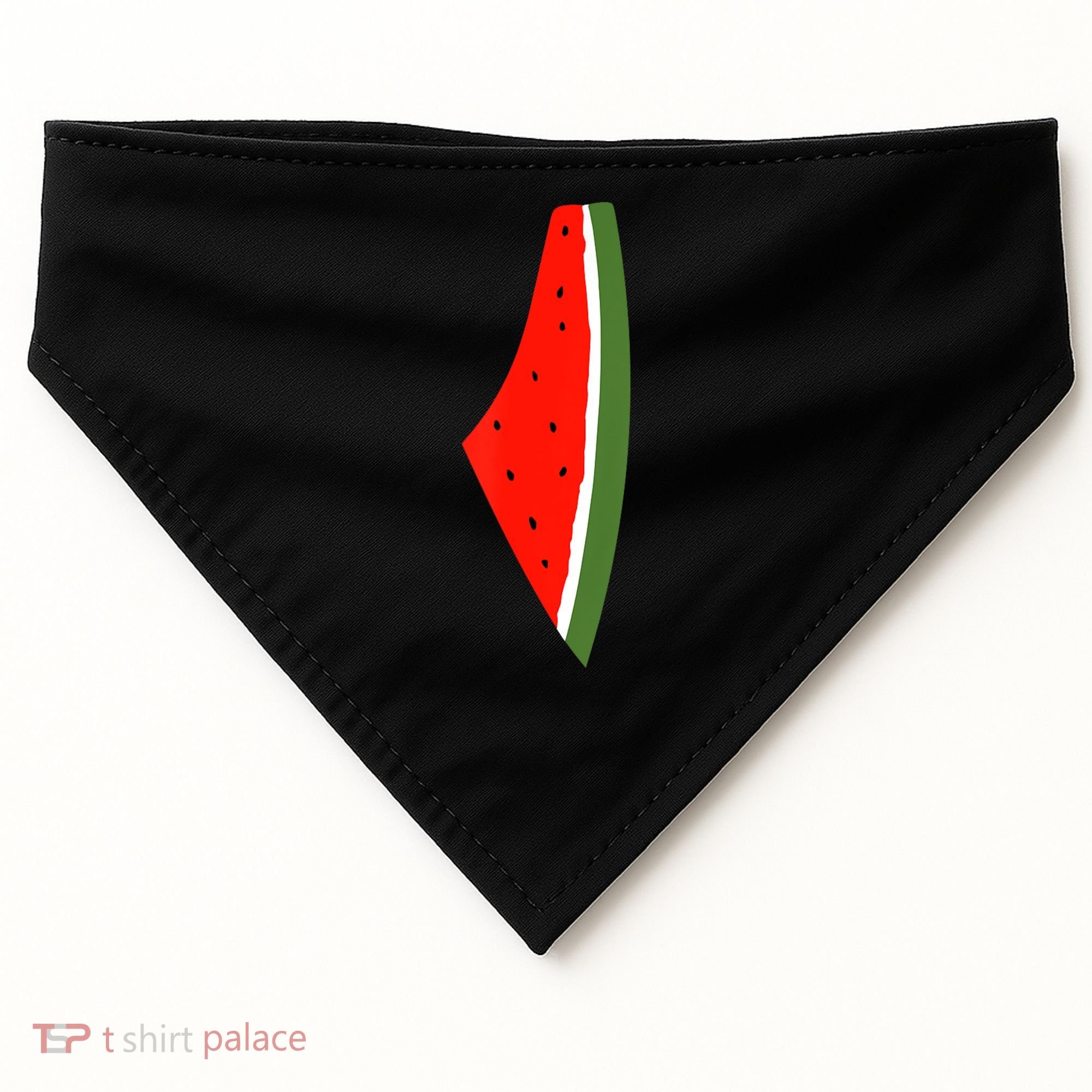 Palestine Freedom Watermelon USA-Made Doggie Bandana