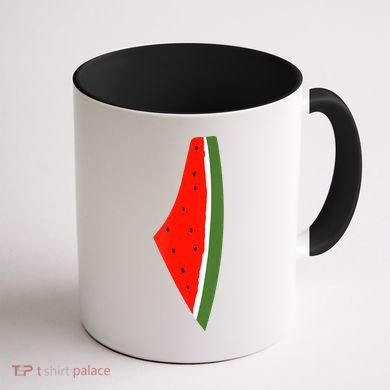 Palestine Freedom Watermelon Coffee Mug back