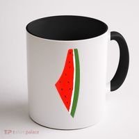 Palestine Freedom Watermelon Coffee Mug thumb 1