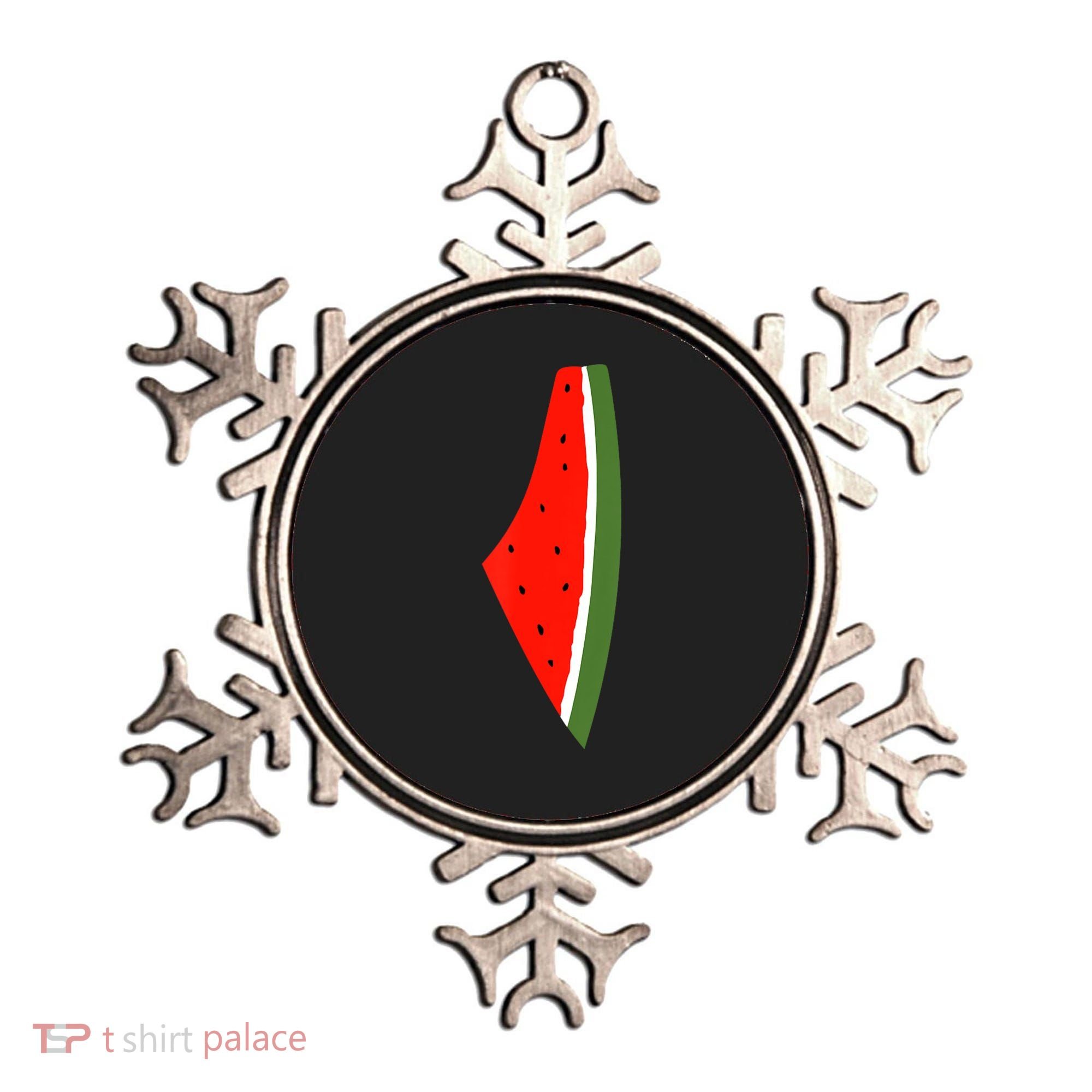 Palestine Freedom Watermelon Ornament