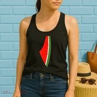 Palestine Freedom Watermelon Women's Tank Top thumb 2