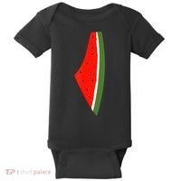 Palestine Freedom Watermelon Baby Bodysuit thumb 0